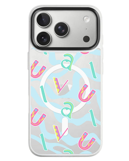 iPhone Rearguard MagSwap - Playful Monogram 6.0