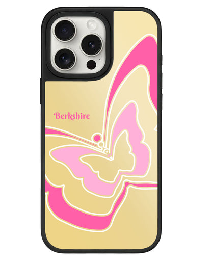 iPhone Mirror Grip -  Butterfly Mirror Pink