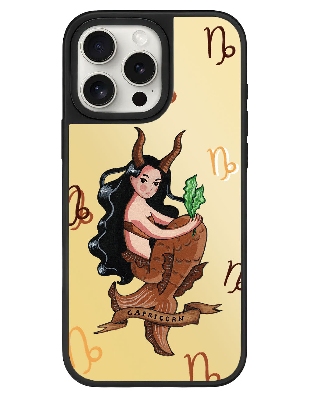 iPhone Mirror Grip Case - Capricorn