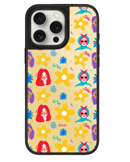 iPhone Mirror Grip - Daisy Faces