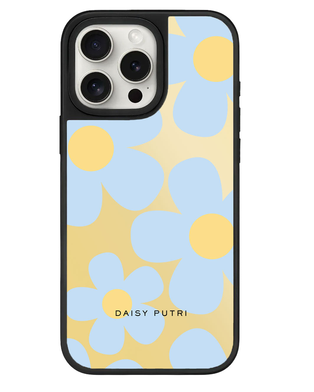 iPhone Mirror Grip Case - Daisy Garland