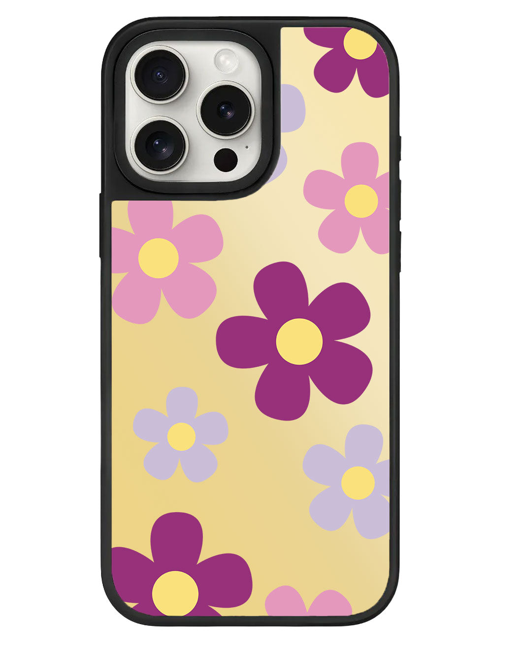 iPhone Mirror Grip Case - Daisy Paradise