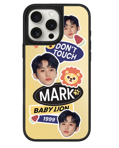 iPhone Mirror Grip - Face Grid Baby Lion