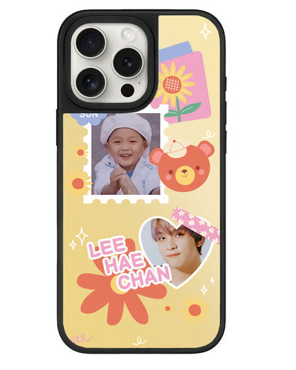 iPhone Mirror Grip -  Face Grid Sunflower