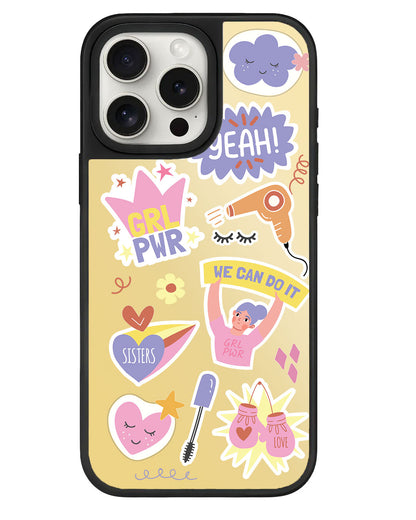 iPhone Mirror Grip - Girl Power Sticker Pack