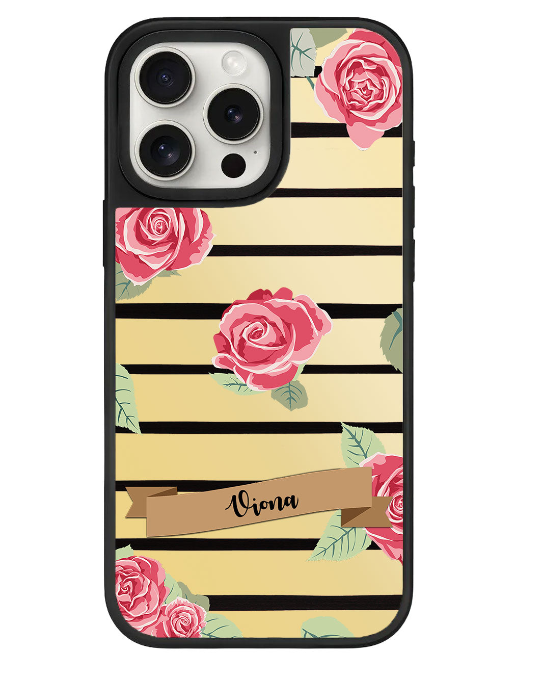 iPhone Mirror Grip Case - Rose