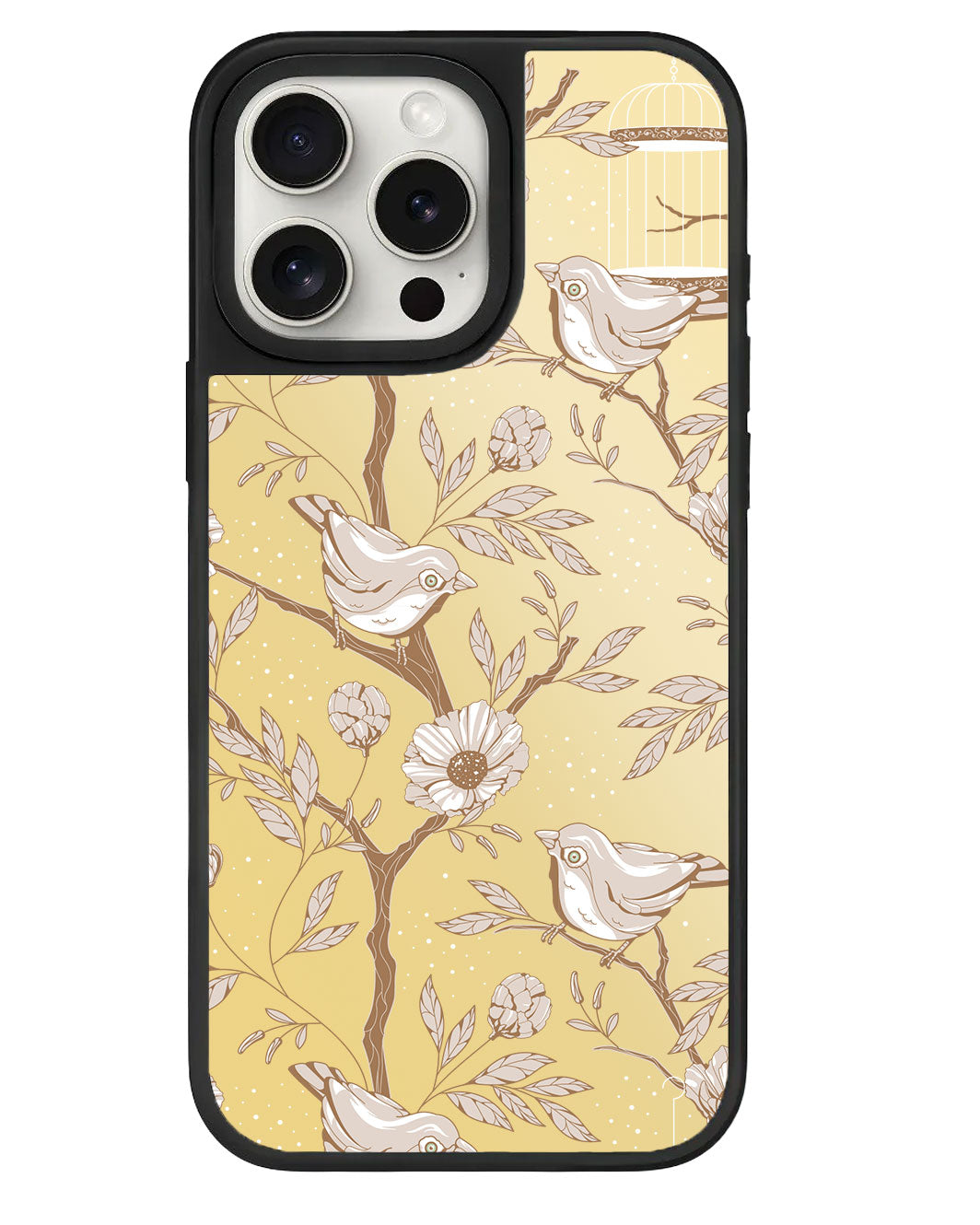 iPhone Mirror Grip Case - Lovebird Monochrome 3.0