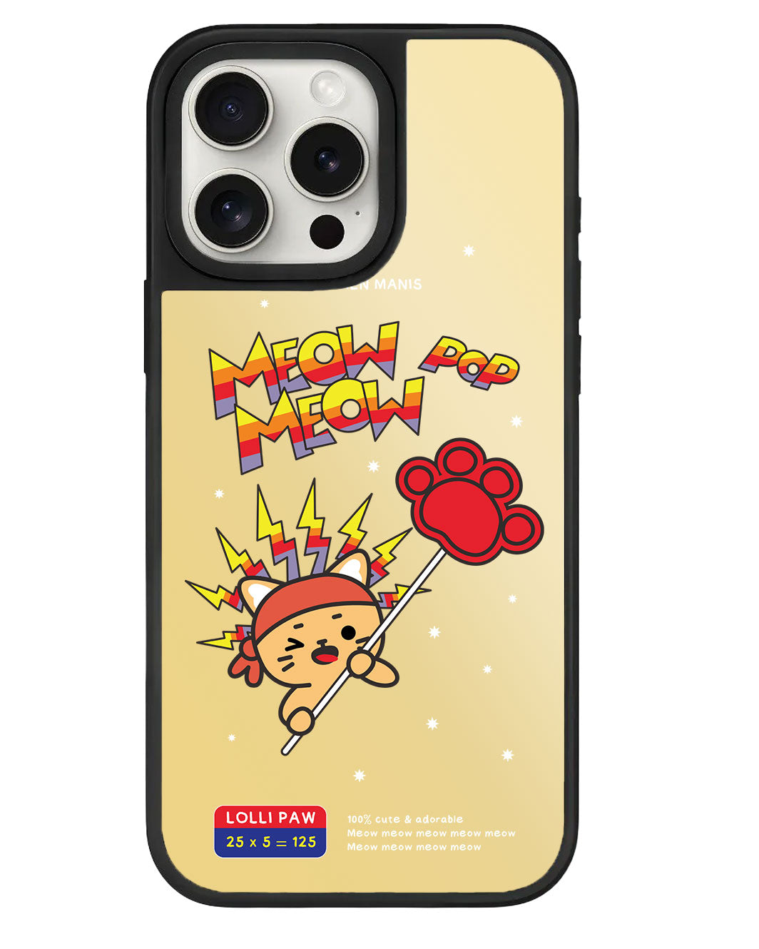 iPhone Mirror Grip Case - Meow Pop 1.0