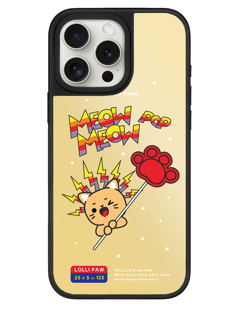 iPhone Mirror Grip Case - Meow Pop 2.0