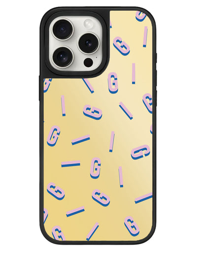 iPhone Mirror Grip - CUSTOM MONOGRAM  1.0 Cotton Candy