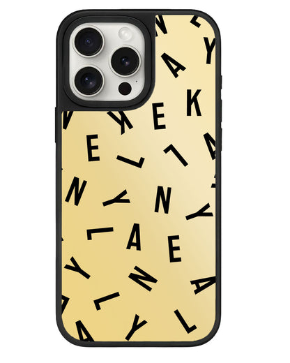 iPhone Mirror Grip - CUSTOM MONOGRAM  1.0 Noir