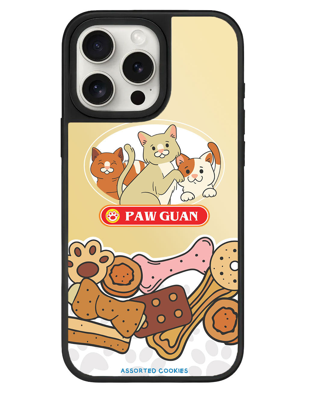 iPhone Mirror Grip Case - Pawguan Cat