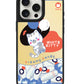 iPhone Mirror Grip Case - White Kitty