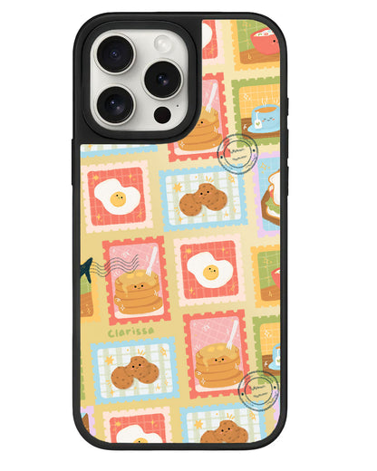 iPhone Mirror Grip - Breakfast Menu Stamps