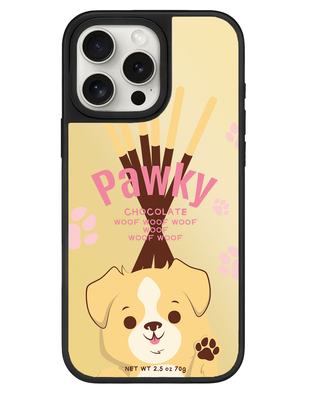 iPhone Mirror Grip Case - Pawky Dog