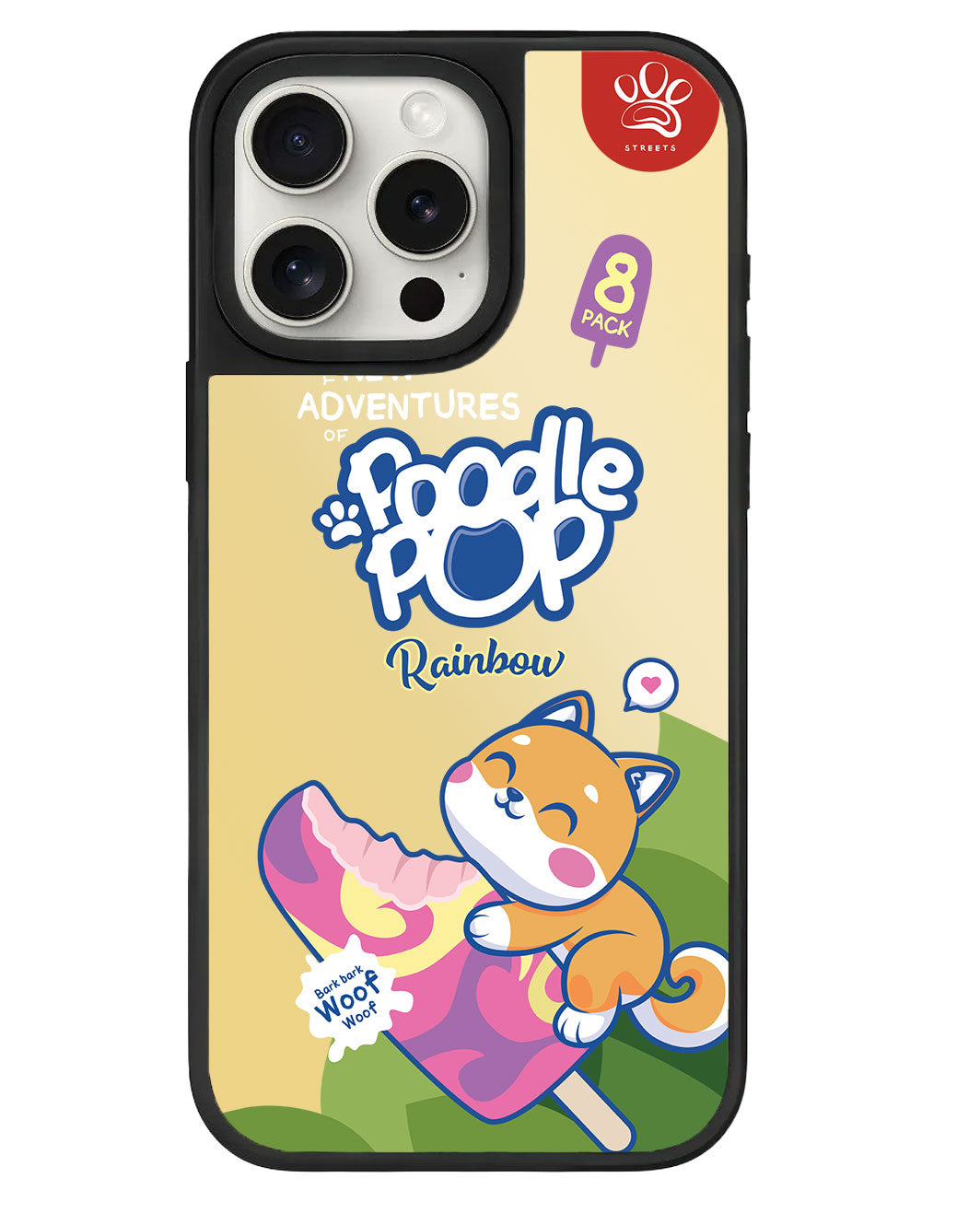 iPhone Mirror Grip Case - Poodle Pop