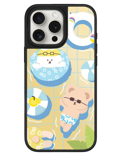 iPhone Mirror Grip - Pool Party Blue