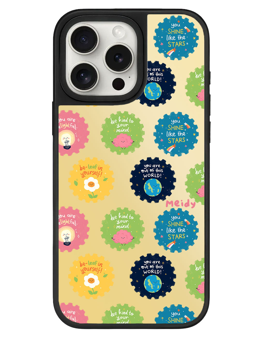 iPhone Mirror Grip - Self Reminder Stamps