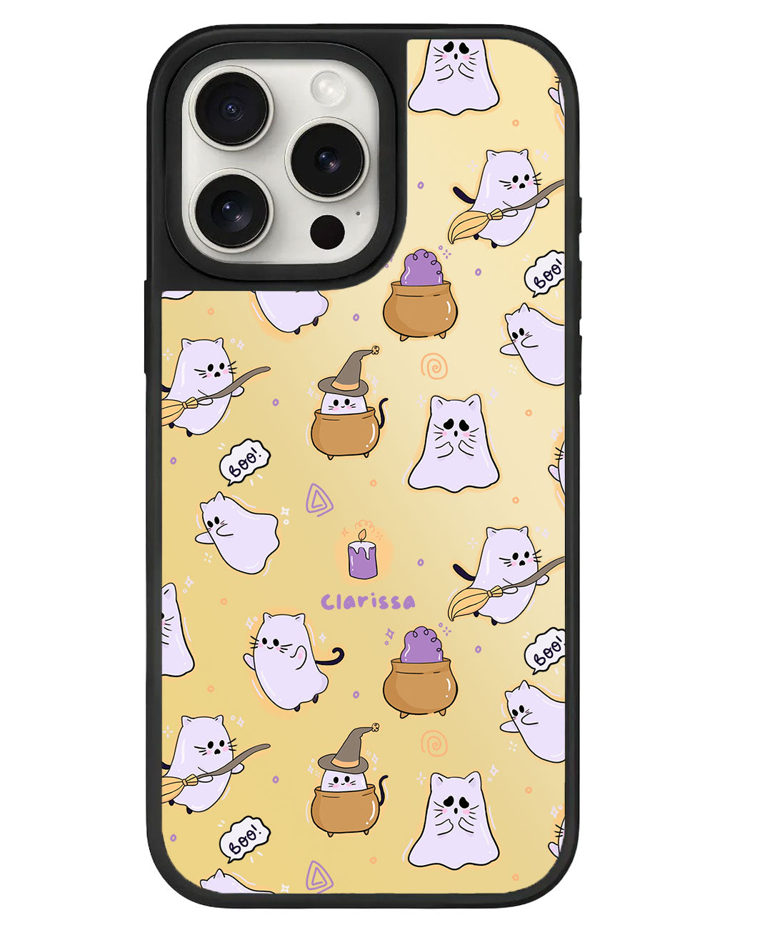 iPhone Mirror Grip - Spooky Cat