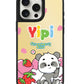 iPhone Mirror Grip Case - Yipi Strawberry Kiss