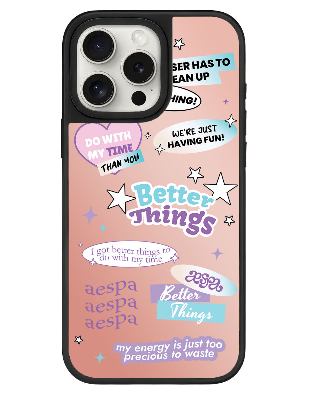 iPhone Mirror Grip Case -  Aespa Better Things