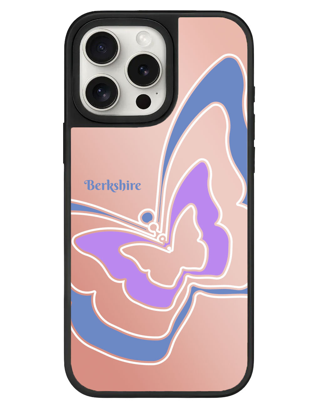 iPhone Mirror Grip Case -  Butterfly Mirror Violet