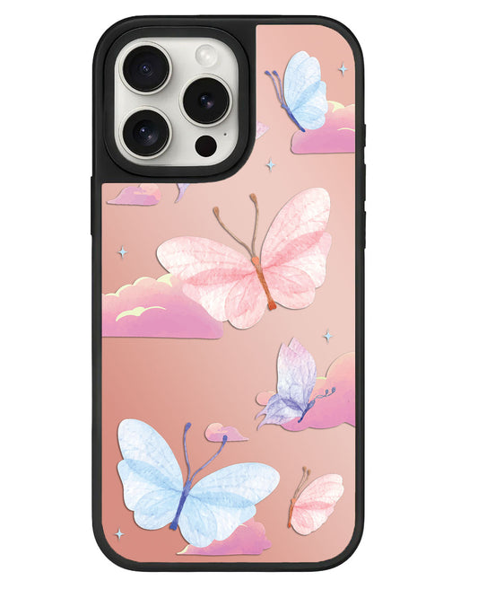 iPhone Mirror Grip -  Butterfly & Clouds