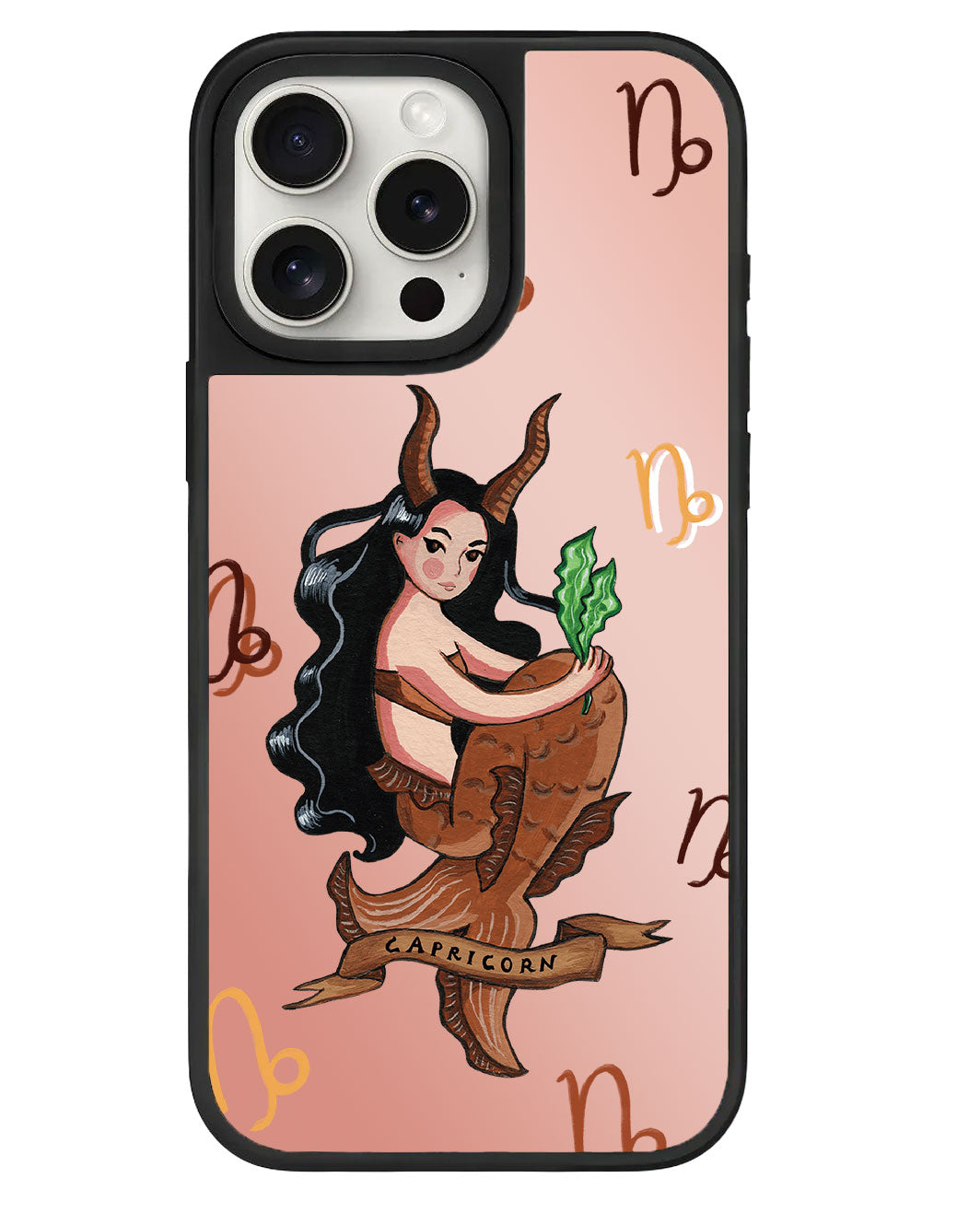 iPhone Mirror Grip Case - Capricorn