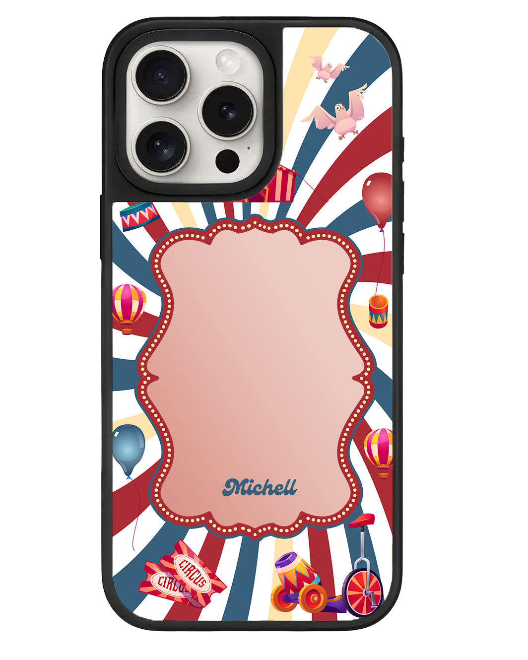 iPhone Mirror Grip Case - Circus