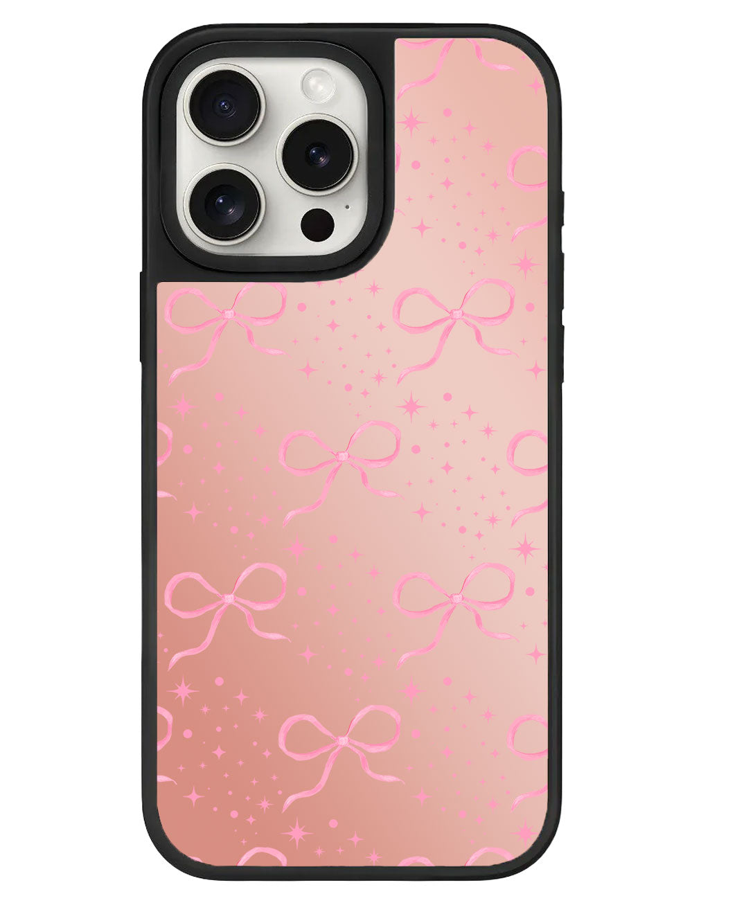 iPhone Mirror Grip -  Coquette Glittery Bow