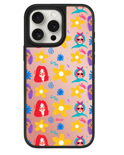 iPhone Mirror Grip - Daisy Faces