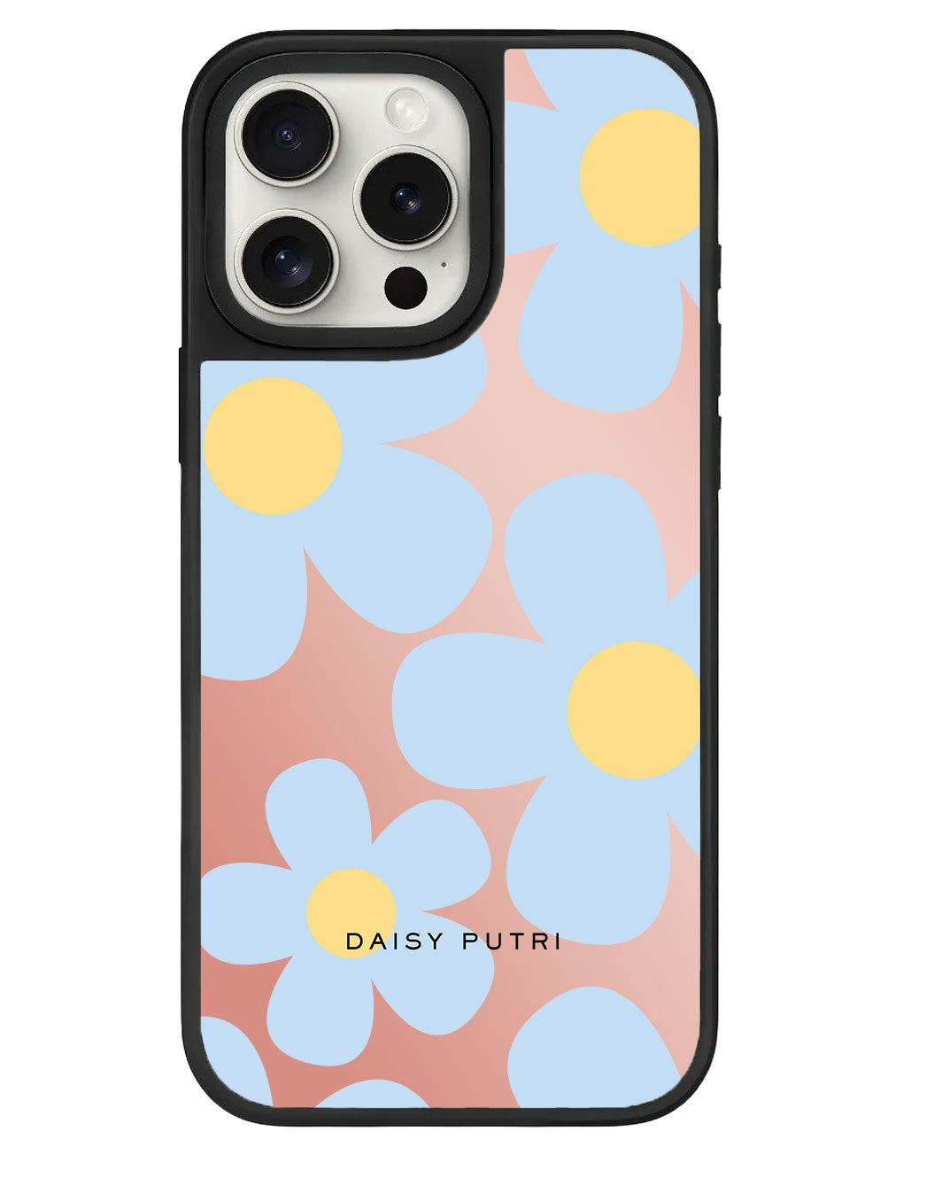 iPhone Mirror Grip Case - Daisy Garland