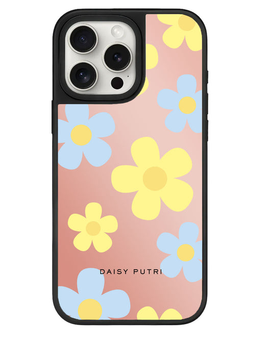 iPhone Mirror Grip Case - Daisy Skies