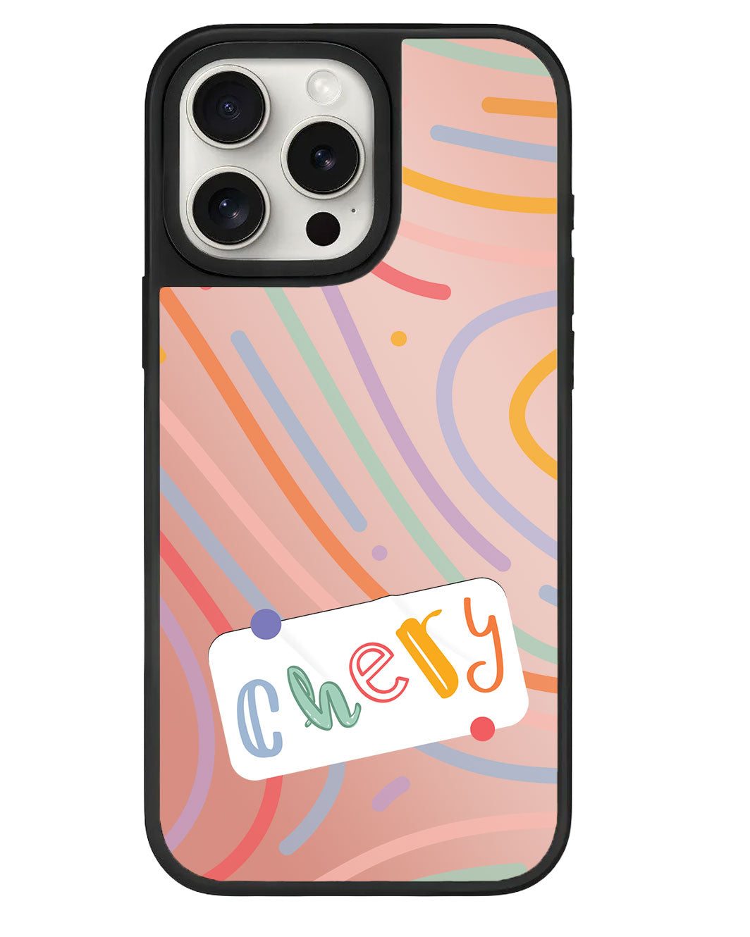 iPhone Mirror Grip -  Doodle Monogram 2.0