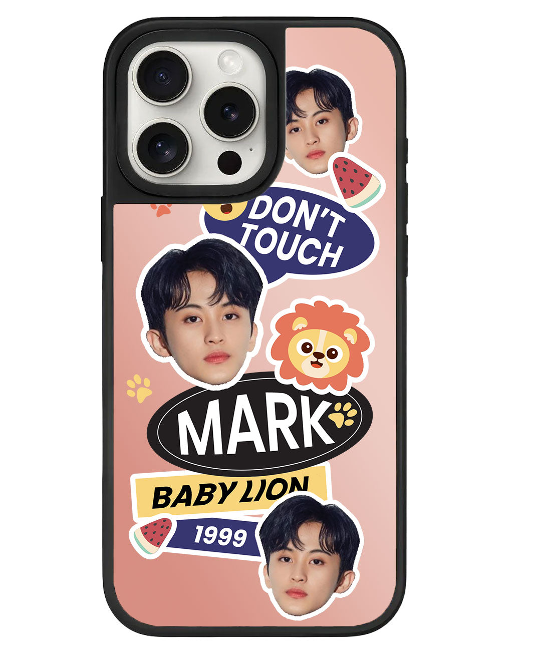 iPhone Mirror Grip - Face Grid Baby Lion