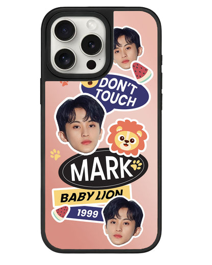 iPhone Mirror Grip - Face Grid Baby Lion