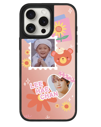 iPhone Mirror Grip -  Face Grid Sunflower