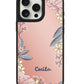 iPhone Mirror Grip Case - Pink Florals