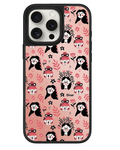 iPhone Mirror Grip - Flowery Faces