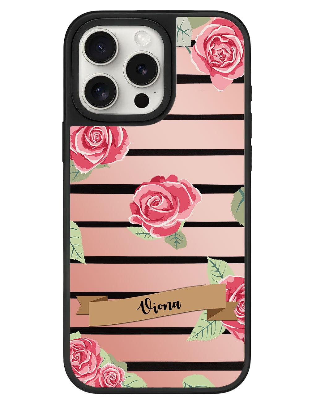 iPhone Mirror Grip Case - Rose