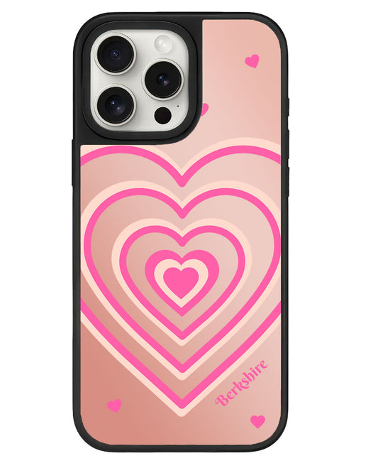 iPhone Mirror Grip Case -  Love Mirror Pink