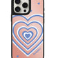 iPhone Mirror Grip Case -  Love Mirror Blue