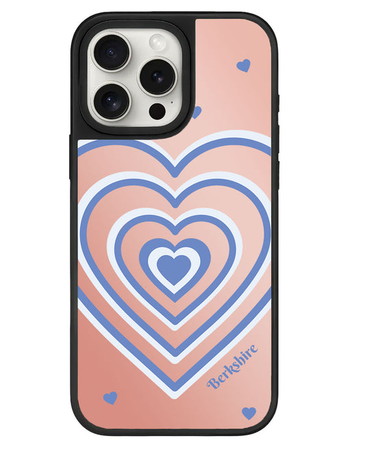 iPhone Mirror Grip Case -  Love Mirror Blue