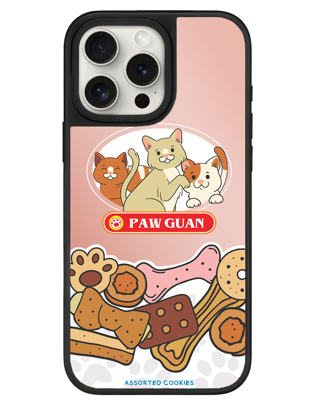 iPhone Mirror Grip Case - Pawguan Cat