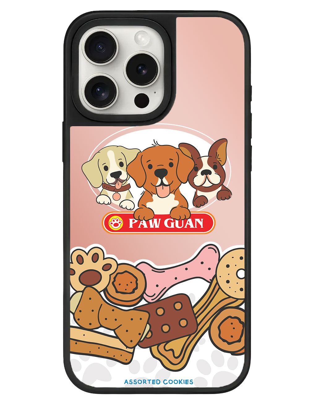 iPhone Mirror Grip Case - Pawguan Dog