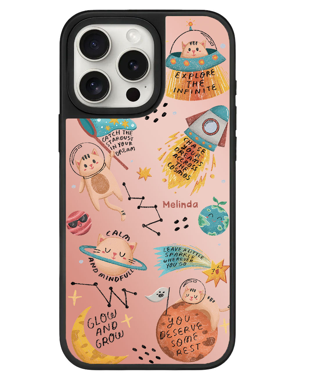 iPhone Mirror Grip - Spaceship