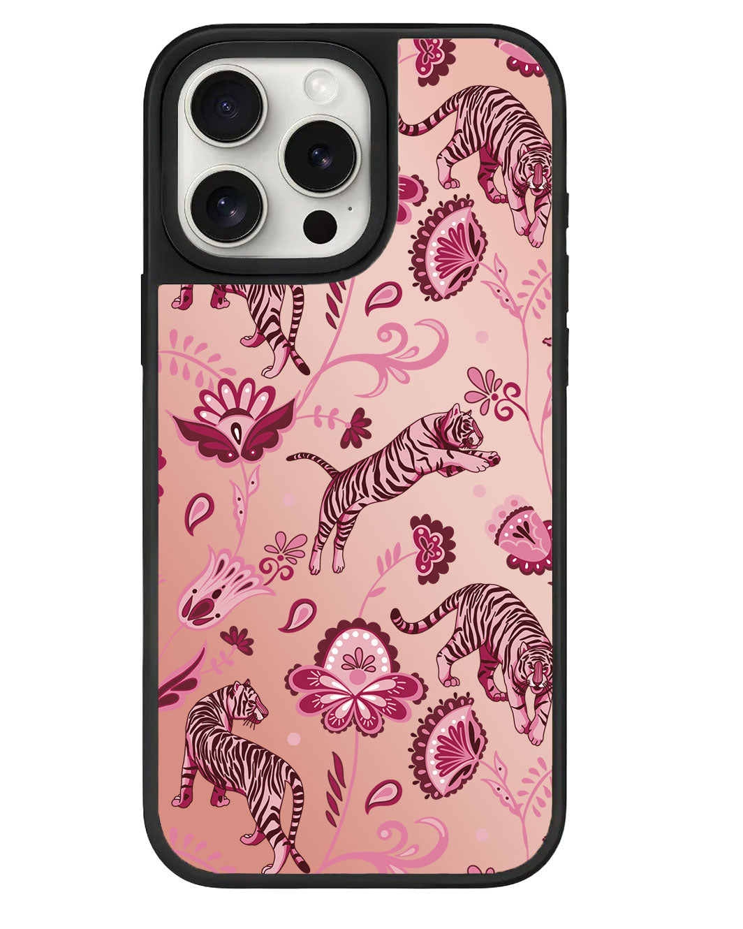 iPhone Mirror Grip - Tiger & Floral 2.0