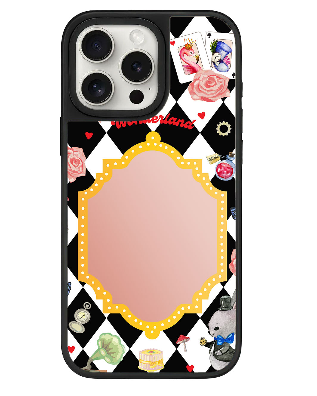 iPhone Mirror Grip Case - Wonderland