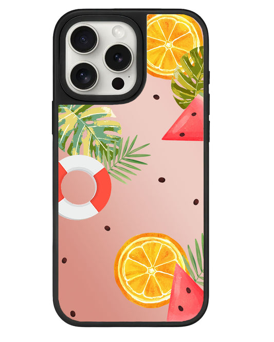 iPhone Mirror Grip Case - Caribbean Vibes