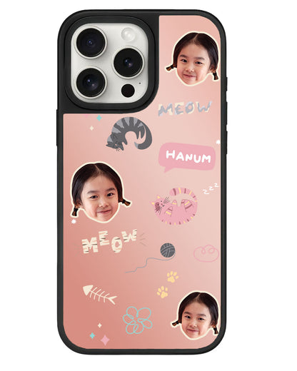 iPhone Mirror Grip - Face Grid Kitty